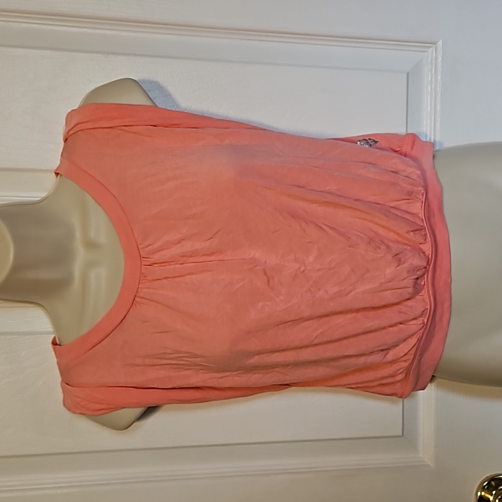 Free People Movement  peachy open back casual beachy top xs